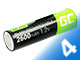 BATÉRIA AKU-AA-2600/GC*P4 1.2 V Ni-MH HR6, AA Green Cell